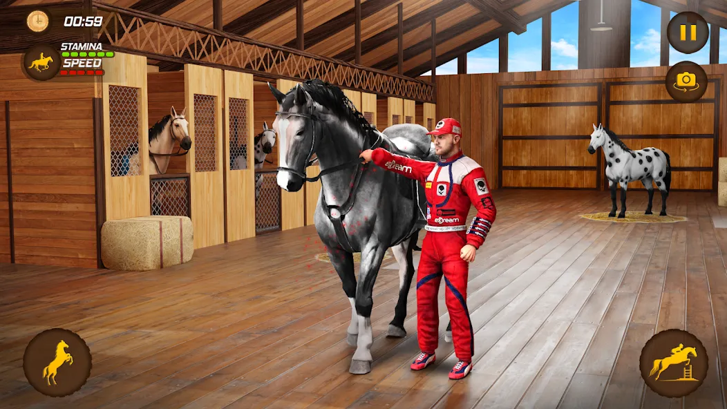 Horse Racing Game: Horse Games  [МОД Бесконечные деньги] Screenshot 1