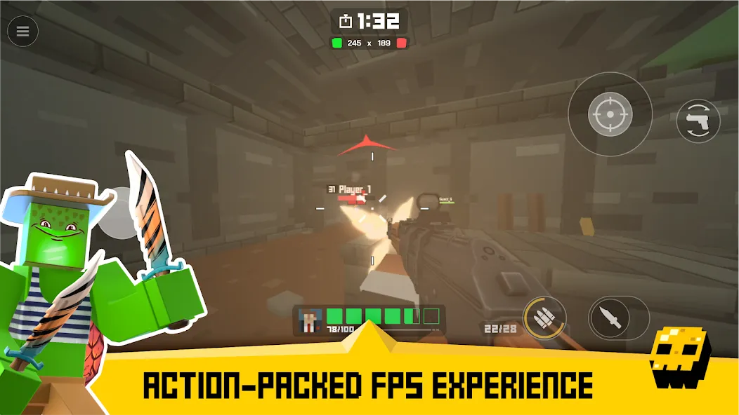 Krunker FRVR - Multiplayer FPS (Крункер ФРВР)  [МОД Unlocked] Screenshot 5