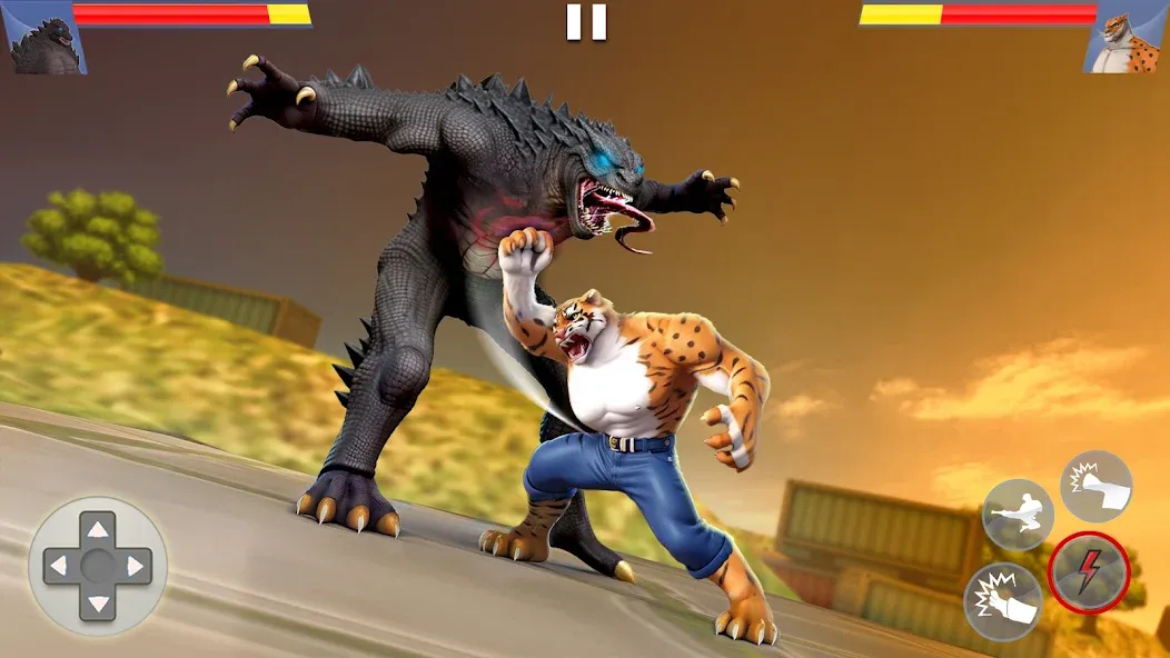 Kung Fu Animal: Fighting Games (Кунгфу животное)  [МОД Бесконечные деньги] Screenshot 1