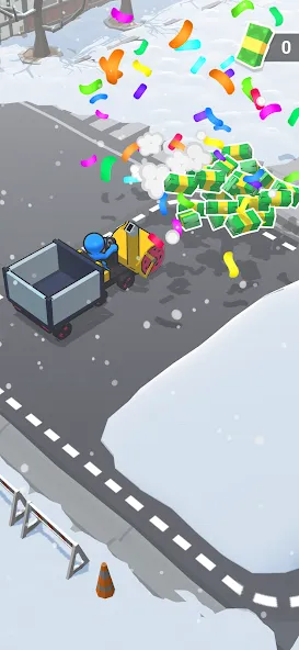 Snow shovelers - simulation (Сноубордисты)  [МОД Menu] Screenshot 3