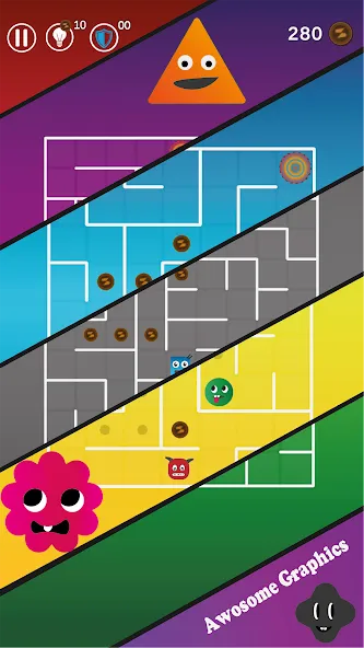 Maze Legend : A Cute Maze Game (Мейз Легенд)  [МОД Mega Pack] Screenshot 2