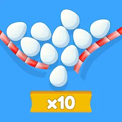 Взлом Eggs & Chickens: Cut Rope Game (Яйца и куры)  [МОД Mega Pack] - стабильная версия apk на Андроид