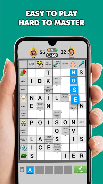 Wordgrams - Crossword & Puzzle (Вордграмс)  [МОД Много монет] Screenshot 2