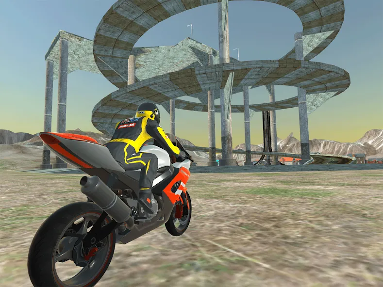 Moto bike Driving: Mega Ramp  [МОД Unlimited Money] Screenshot 3