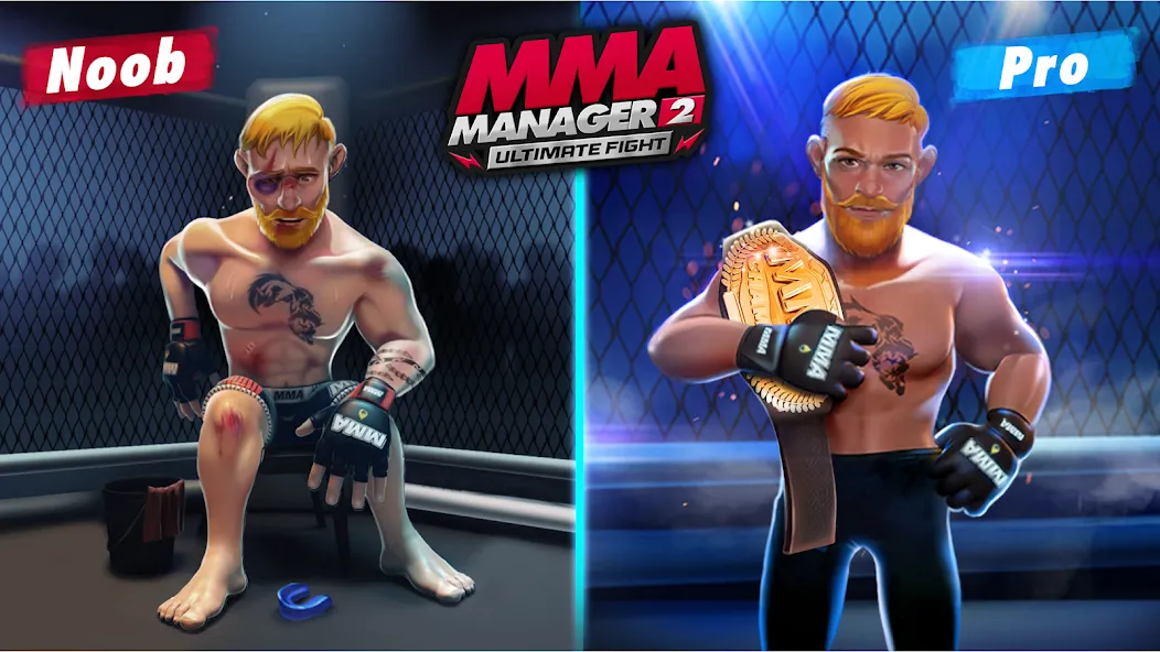 MMA Manager 2: Ultimate Fight (ММА Менеджер 2)  [МОД Mega Pack] Screenshot 1