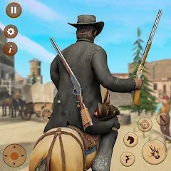 Взлом West Cowboy Shooting Games 3D  [МОД Все открыто] - стабильная версия apk на Андроид