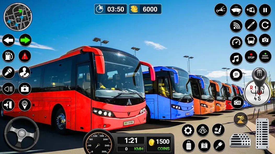 Bus Simulator Game: Coach Game  [МОД Бесконечные монеты] Screenshot 1