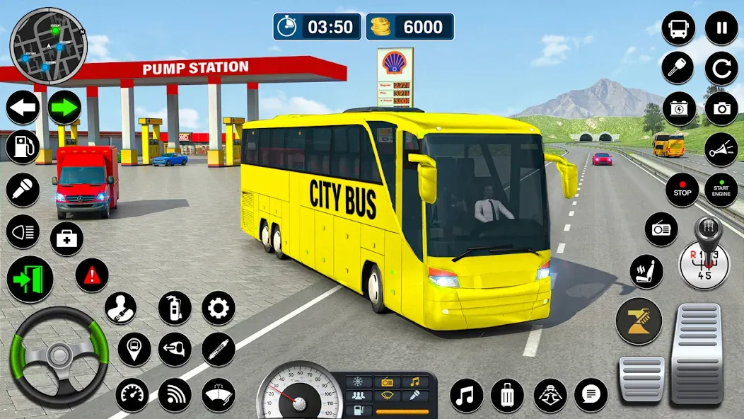 Bus Simulator Game: Coach Game  [МОД Бесконечные монеты] Screenshot 3