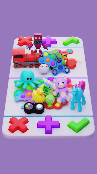 Fidget Trading - Poppit Game  [МОД Бесконечные монеты] Screenshot 2