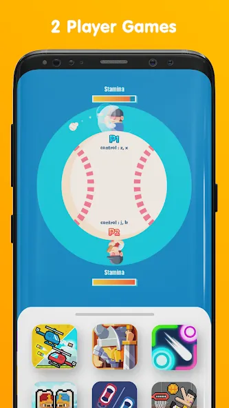 Mini Arcade - Two player games  [МОД Menu] Screenshot 1