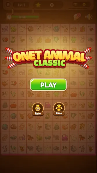 Onet Connect Animal Game (Онет Соединить Животные игра)  [МОД Много монет] Screenshot 1