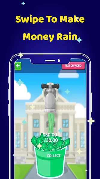 Money Clicker Game -Money Rain  [МОД Много монет] Screenshot 4