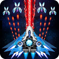 Взломанная Space shooter - Galaxy attack (Спейс шутер)  [МОД Все открыто] - полная версия apk на Андроид