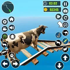 Взломанная Epic Cow Ramp Rush Run Game  [МОД Меню] - стабильная версия apk на Андроид