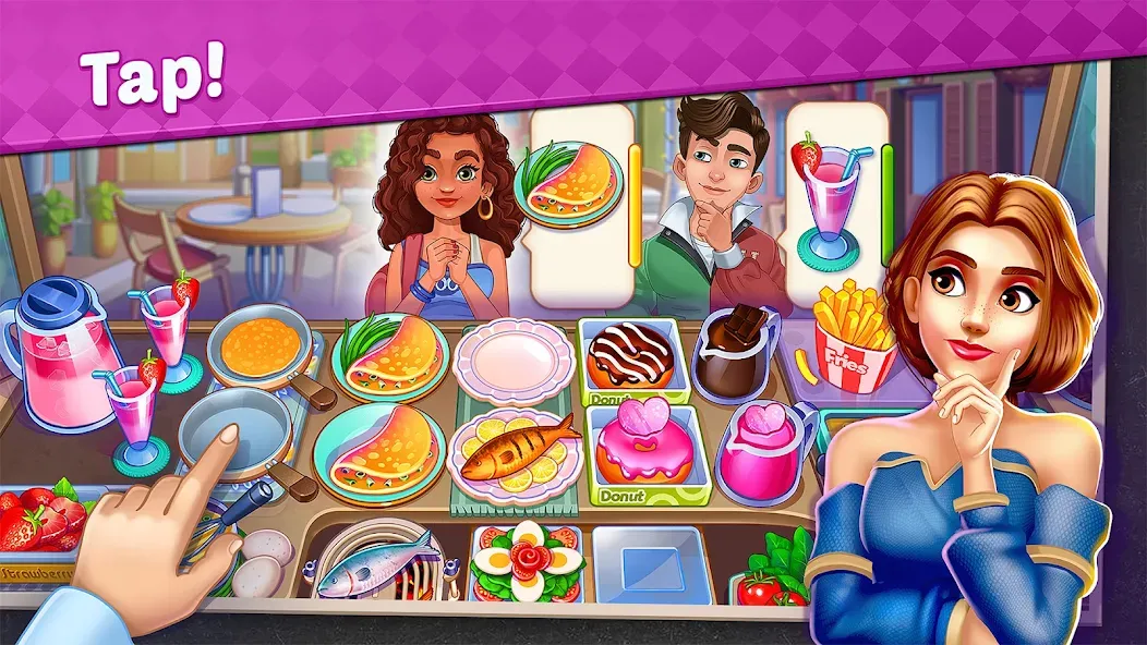 My Cafe Shop : Cooking Games (Мой Кафе Шоп)  [МОД Много монет] Screenshot 1