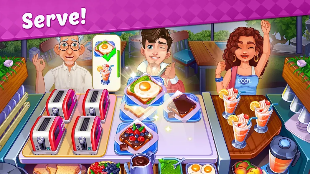 My Cafe Shop : Cooking Games (Мой Кафе Шоп)  [МОД Много монет] Screenshot 3