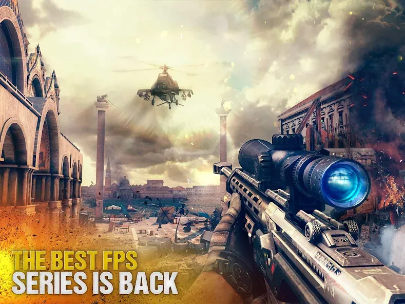 Modern Combat 5: mobile FPS (Модерн Комбат 5)  [МОД Много денег] Screenshot 1