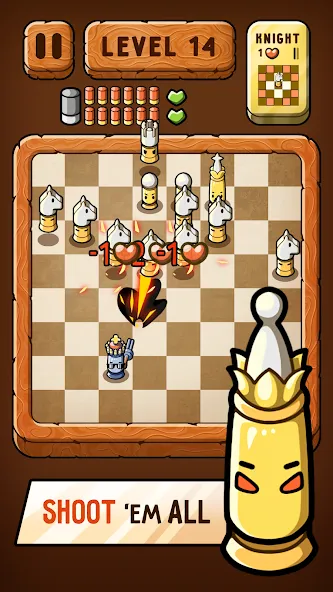 Bullet Chess: Board Shootout (Бюллет чесс)  [МОД Много денег] Screenshot 1