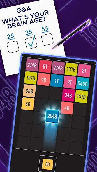 Join Blocks 2048 Number Puzzle (Джоин Блокс)  [МОД Mega Pack] Screenshot 2