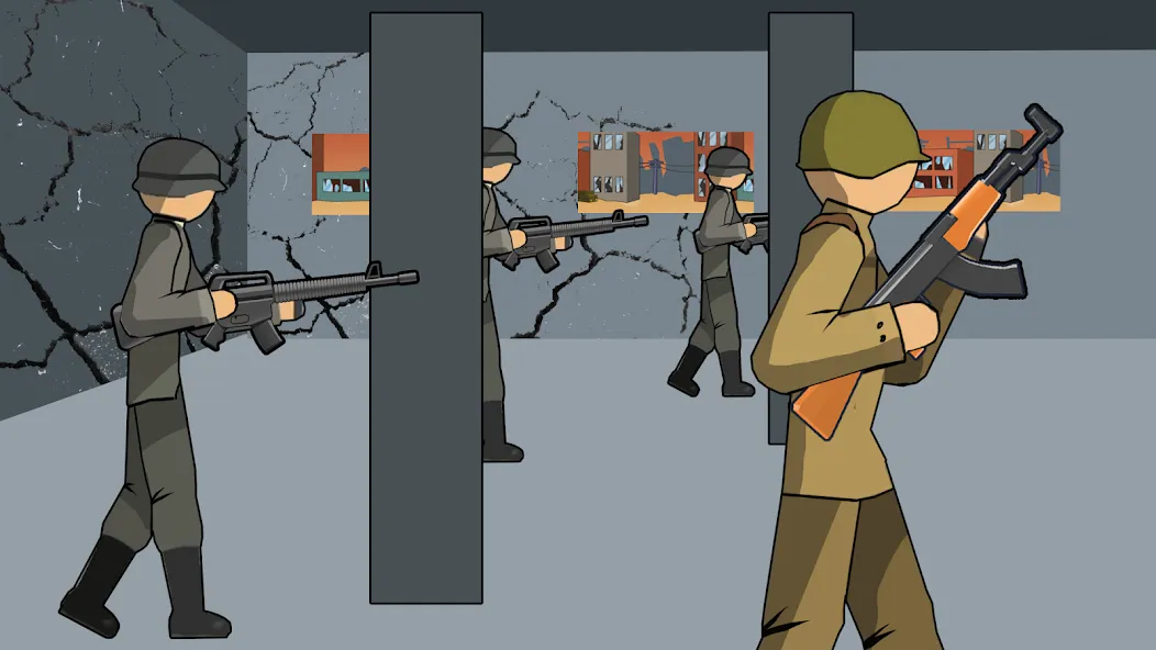 Stickman WW2 (Стикмэн Вторая Мировая война)  [МОД Много денег] Screenshot 4