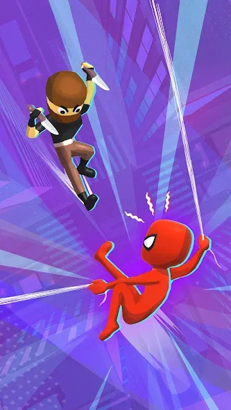 Web Master: Stickman Superhero (Вебмастер)  [МОД Unlocked] Screenshot 1