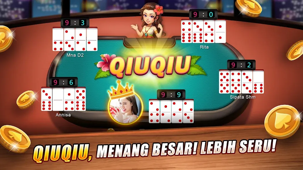 LUXY Domino Gaple QiuQiu Poker (Лукси Домино Гапл Киукиу Покер)  [МОД Все открыто] Screenshot 2