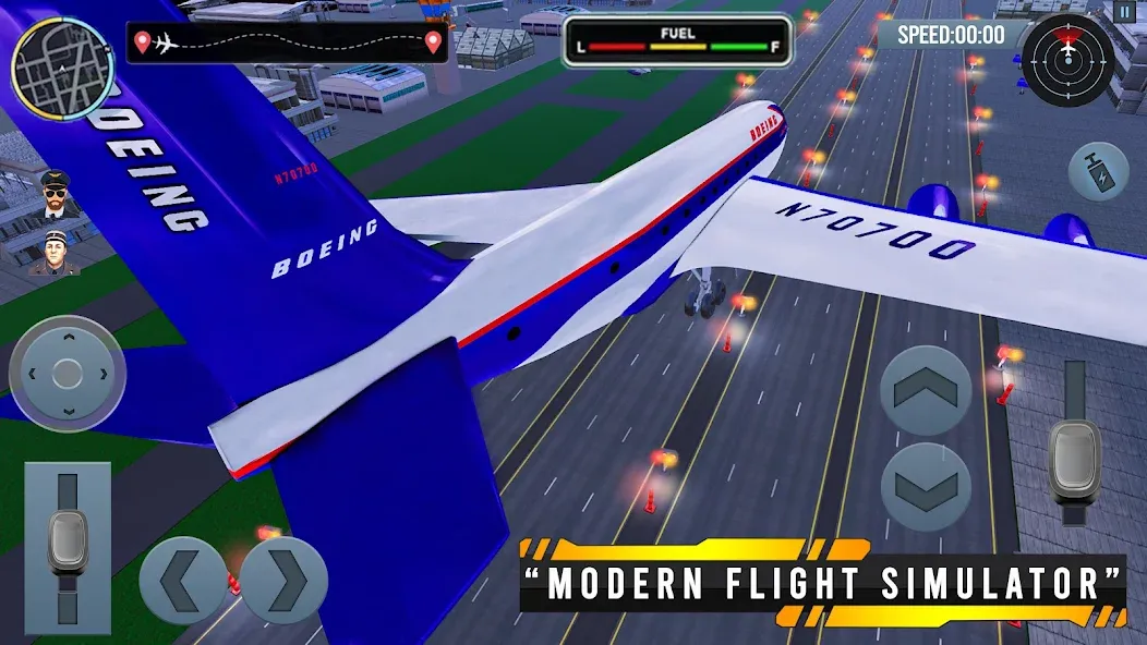 Airplane Simulator Plane Games  [МОД Mega Pack] Screenshot 3