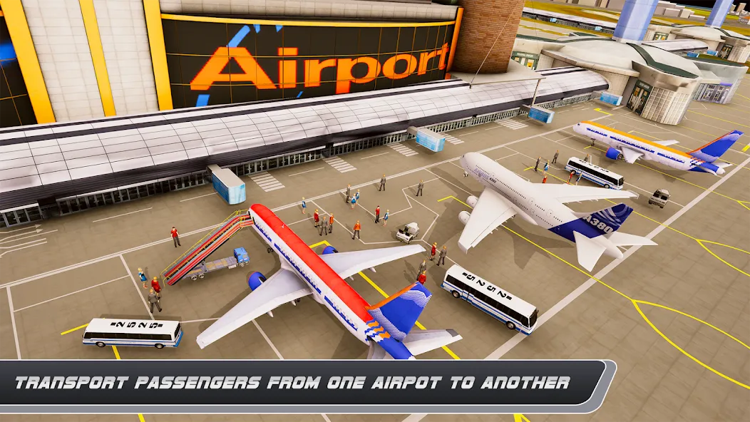 Airplane Simulator Plane Games  [МОД Mega Pack] Screenshot 5