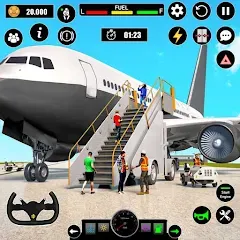 Скачать взлом Airplane Simulator Plane Games  [МОД Mega Pack] - полная версия apk на Андроид