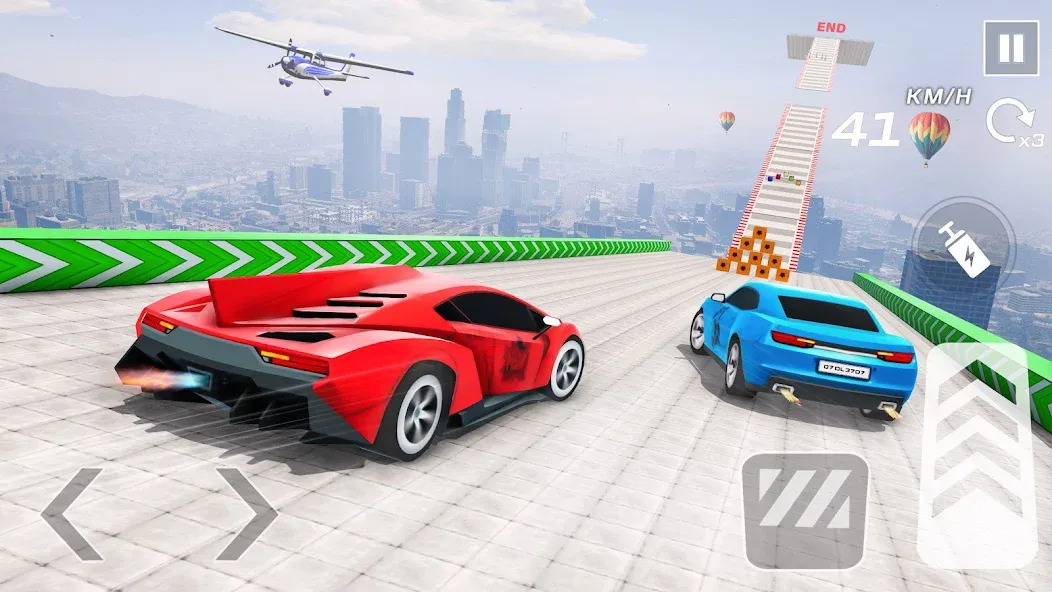 Car Games 3D - GT Car Stunts (ДжиТи Кар Стантс)  [МОД Mega Pack] Screenshot 1