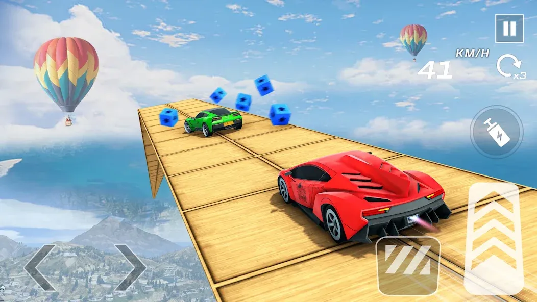 Car Games 3D - GT Car Stunts (ДжиТи Кар Стантс)  [МОД Mega Pack] Screenshot 4