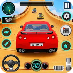 Скачать взломанную Racing Car Stunt | Stunt Race (Рейсинг Кар Стант)  [МОД Меню] - полная версия apk на Андроид