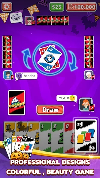 4 Colors Card Game (Цвета Карточная Игра)  [МОД Все открыто] Screenshot 2