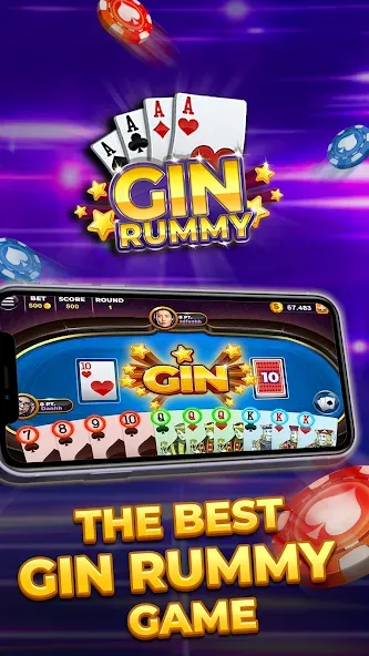 Gin Rummy - Card Game (Джин Рами)  [МОД Бесконечные монеты] Screenshot 5