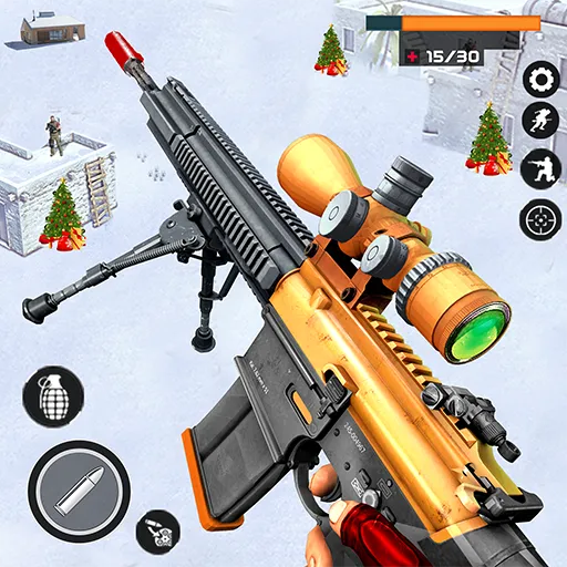 Banduk Game - Sniper Gun Games (Снайперская Война 3D)  [МОД Mega Pack] Screenshot 1