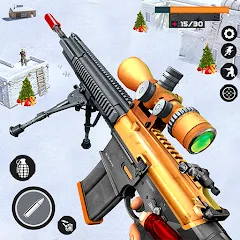 Скачать взлом Banduk Game - Sniper Gun Games (Снайперская Война 3D)  [МОД Mega Pack] - последняя версия apk на Андроид