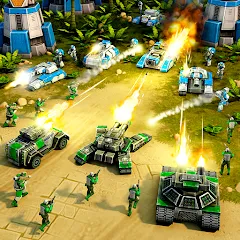 Взломанная Art of War 3:RTS strategy game (Арт оф Вар 3)  [МОД Много монет] - стабильная версия apk на Андроид