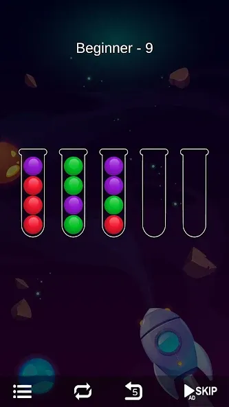 Ball Sort - Bubble Sort Puzzle (Болл Сорт)  [МОД Mega Pack] Screenshot 3