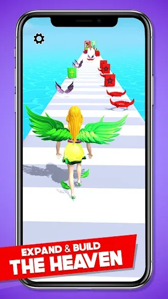 Heaven Life Rush! Paradise Run  [МОД Бесконечные монеты] Screenshot 2