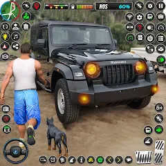 Взлом Jeep Driving Simulator offRoad (Джип Драйвинг Симулятор вне дороги)  [МОД Меню] - полная версия apk на Андроид