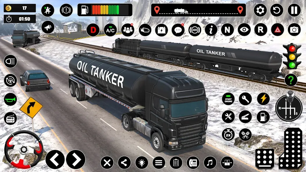 Oil Truck Games: Driving Games  [МОД Unlimited Money] Screenshot 3