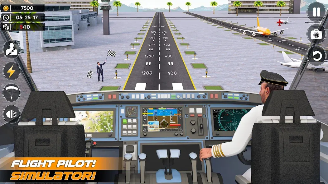 Airplane Flight Simulator 2023  [МОД Бесконечные деньги] Screenshot 2