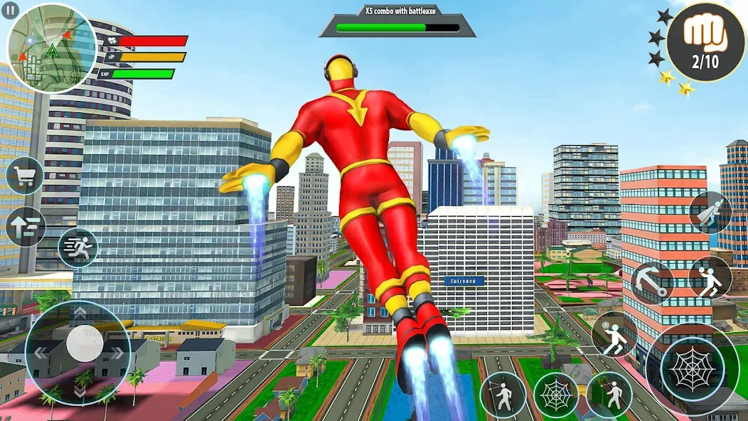 Rope Hero Spider Fighting Game  [МОД Unlimited Money] Screenshot 1