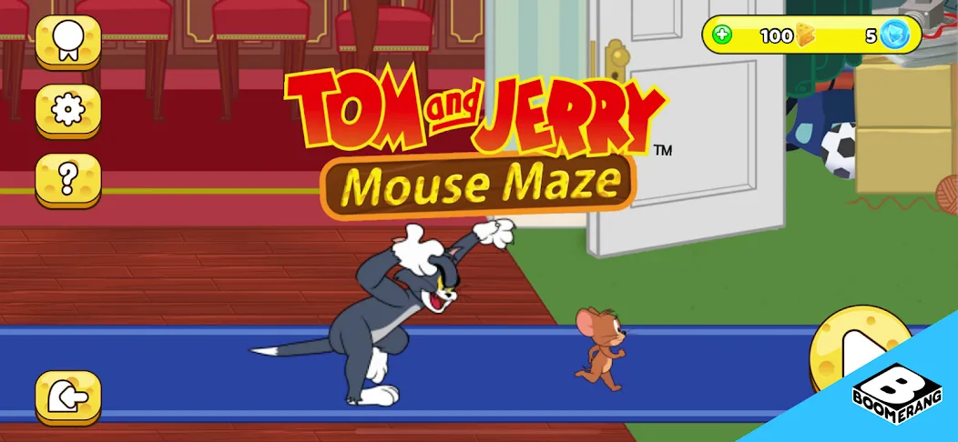 Tom & Jerry: Mouse Maze  [МОД Бесконечные монеты] Screenshot 1