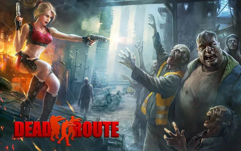 Dead Route: Zombie Apocalypse (Дед Роут)  [МОД Unlimited Money] Screenshot 1