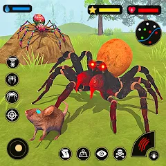 Взлом Spider Simulator - Creepy Tad (Спайдер Симулятор)  [МОД Mega Pack] - последняя версия apk на Андроид