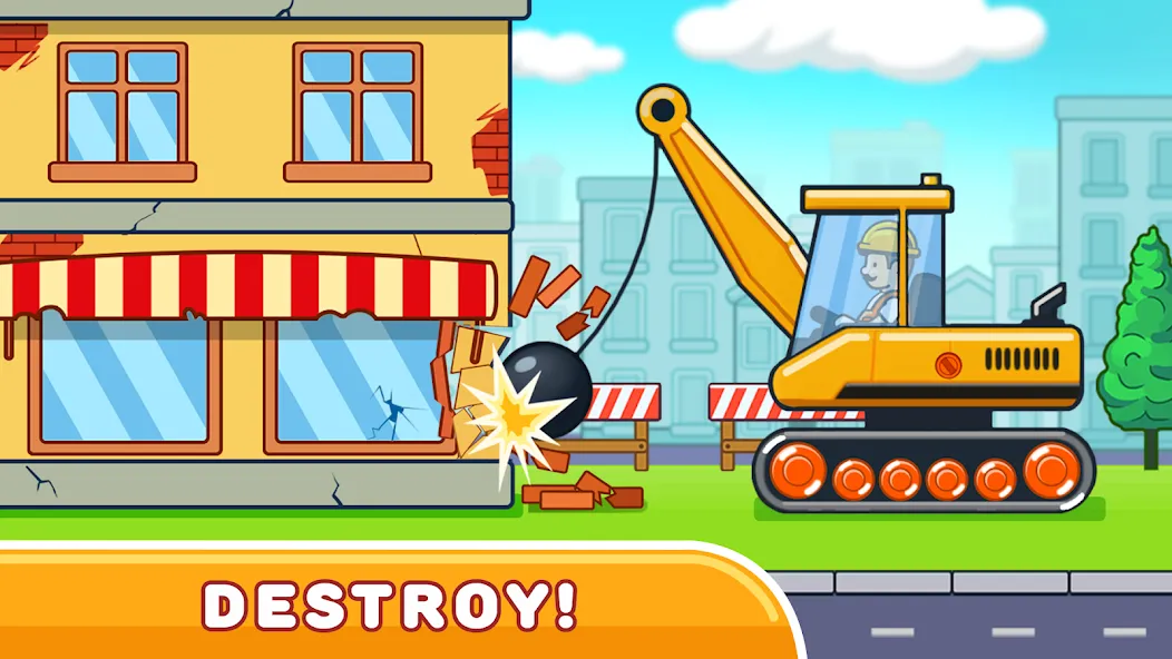 Car & Games for kids building  [МОД Бесконечные монеты] Screenshot 3