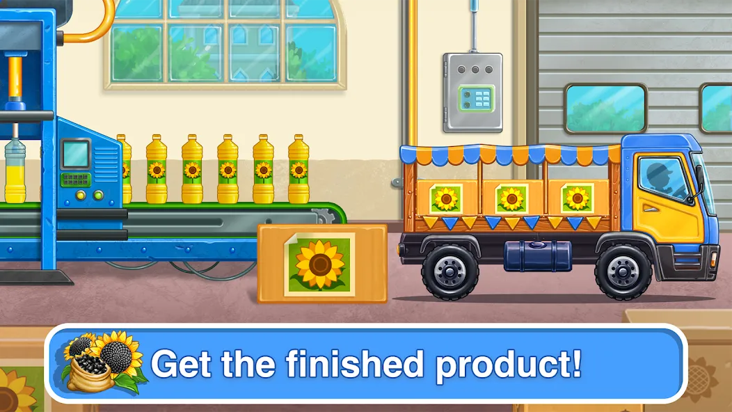 Tractor, car: kids farm games  [МОД Много денег] Screenshot 4