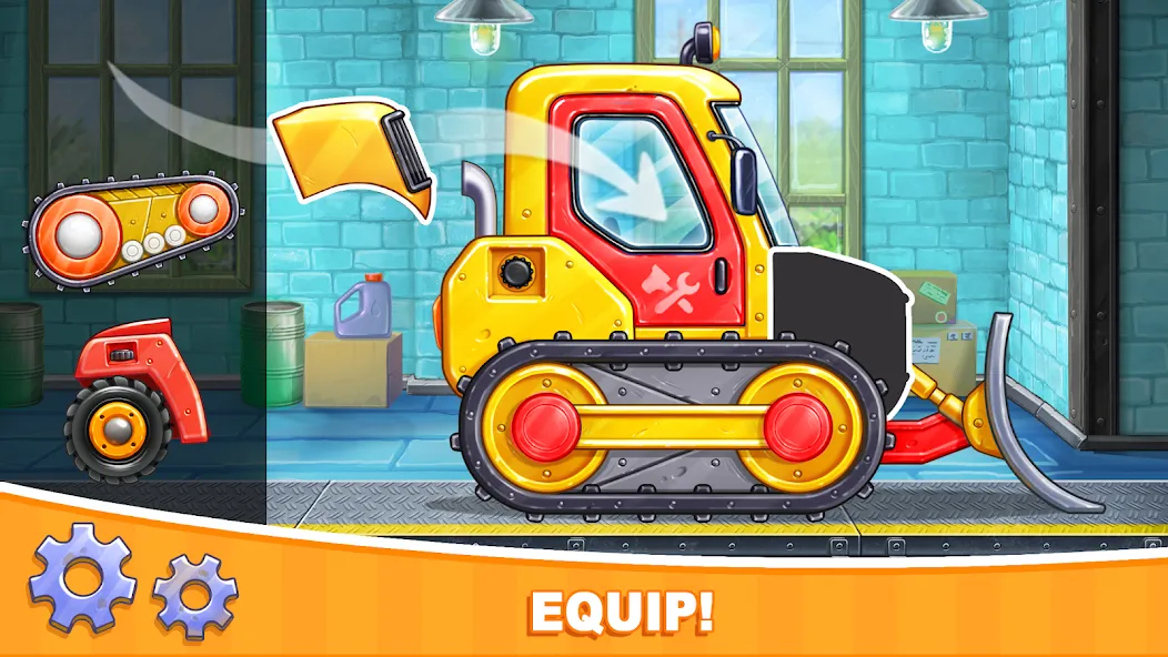 Car games Bulldozer for kids 5  [МОД Много денег] Screenshot 1