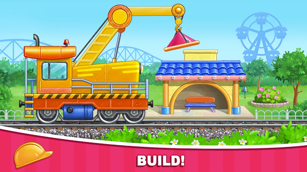 Car games Bulldozer for kids 5  [МОД Много денег] Screenshot 4